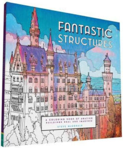 fantastic structures adult coloring book by steve mcdonald