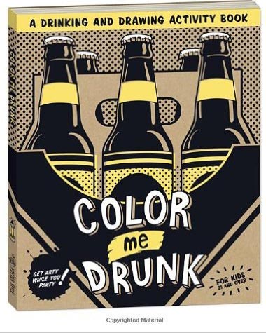 color me drunk funny adult coloring book