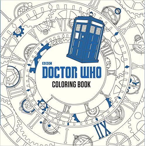 doctor who science fiction coloring book for adults