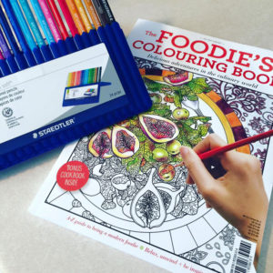 foodie coloring book for adults