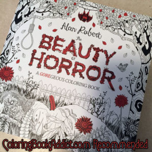 beauty of horror coloring book walking dead meets secret garden