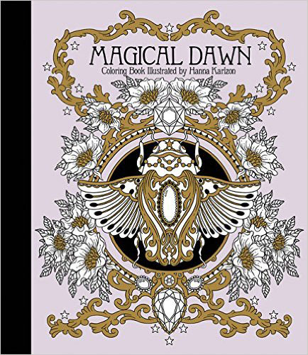 magical dawn by Hanna Karlzon swedish coloring book