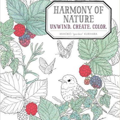 coloring books for seniors harmony of nature