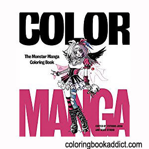 manga anime coloring books for teens tweens and adults