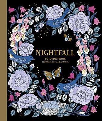 nightfall coloring book by maria trolle
