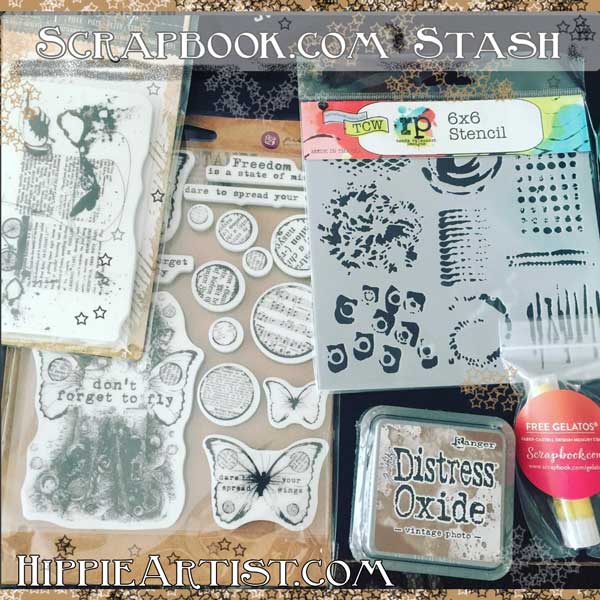 How to Use Stencils in Mixed Media Art