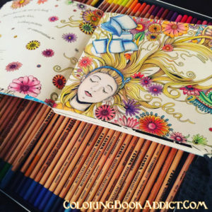Alice in Wonderland - Good Wives and Warriors colored by Chrissy the Coloring Book Addict