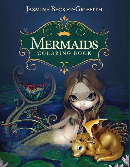 mermaids coloring book jasmine becket griffith
