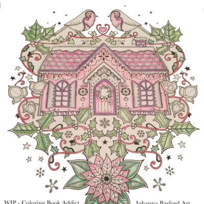 gingerbread Work in progress Johanna Basford