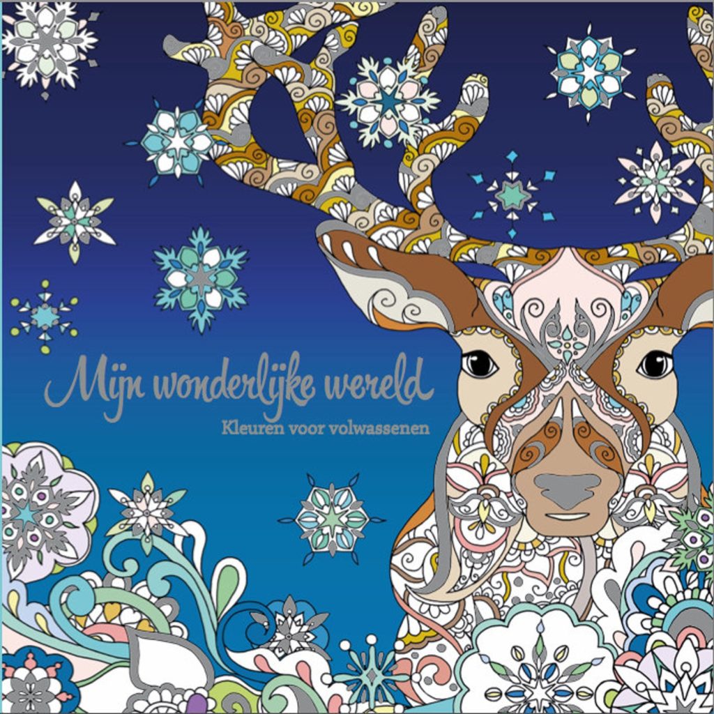 My Wondrous World: Enchanted Winter Adult Coloring Book 