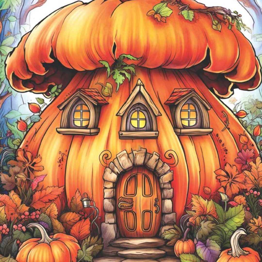 Autumn Garden: Colouring Book