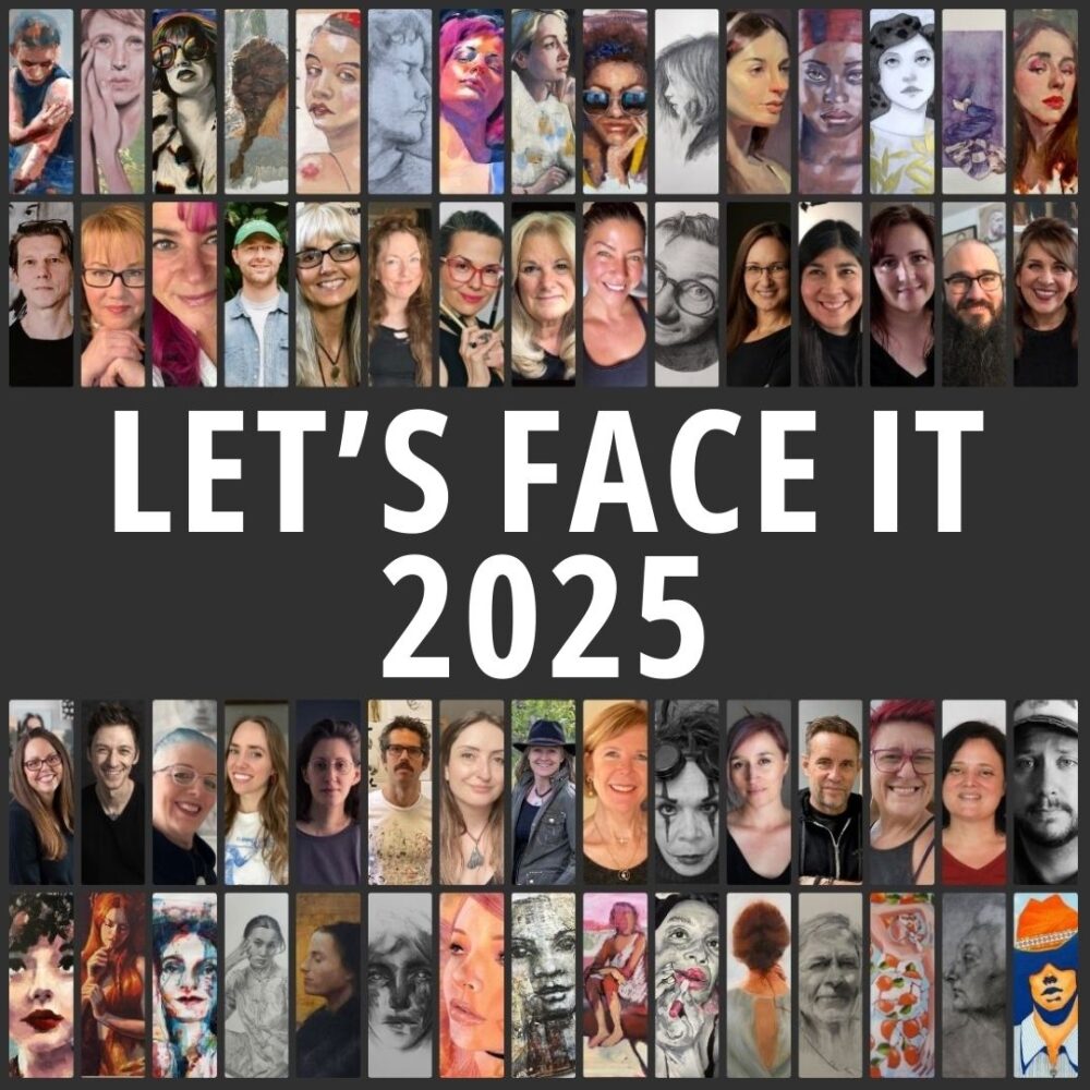 Let’s Face It 2025 – A Year-Long Online Art Course